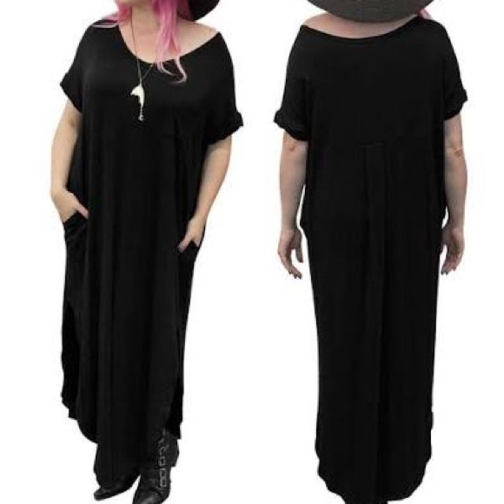 Foxblood the brunch goth oversized maxi dress- sold out 3x 4x witch